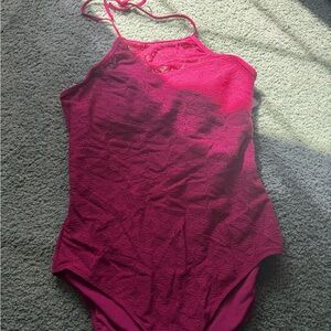 Kohl's Magenta One Piece Swimsuit